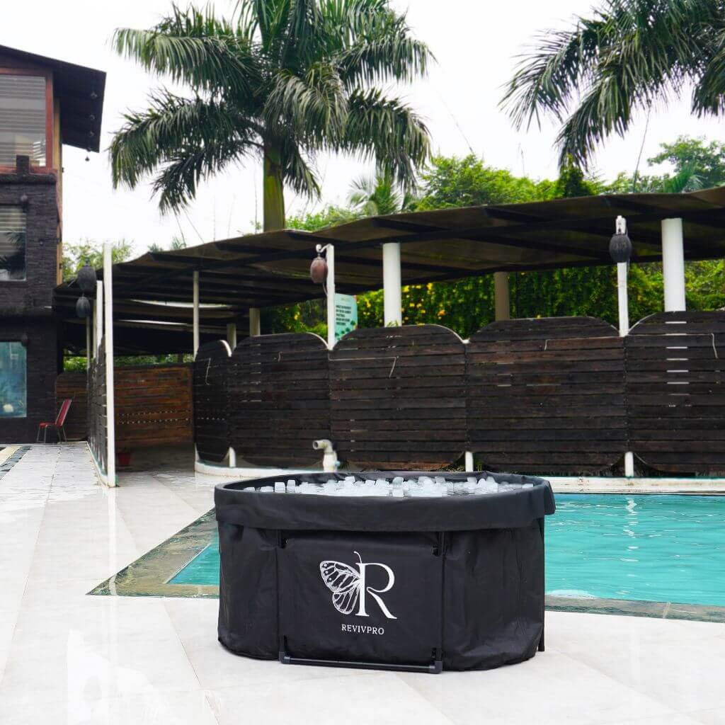 Portable Oval Ice Bath Tub X with Extra Length - Water Chiller Compatible Cold Plunge - RevivPro