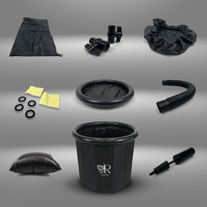 Portable Foldable Ice Bath Tub - Water Chiller Compatible Cold Plunge for Recovery and Wellness