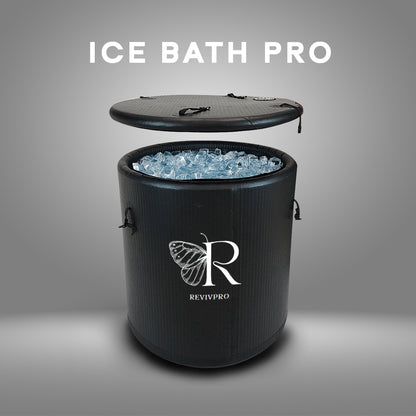 Portable Ice Bath Tub Pro - Water Chiller Compatible Cold Plunge Easy Recovery Solution