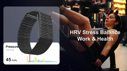 AI Voice Recorder Band – HRV stress balance tracking for work and workouts | RevivPro
