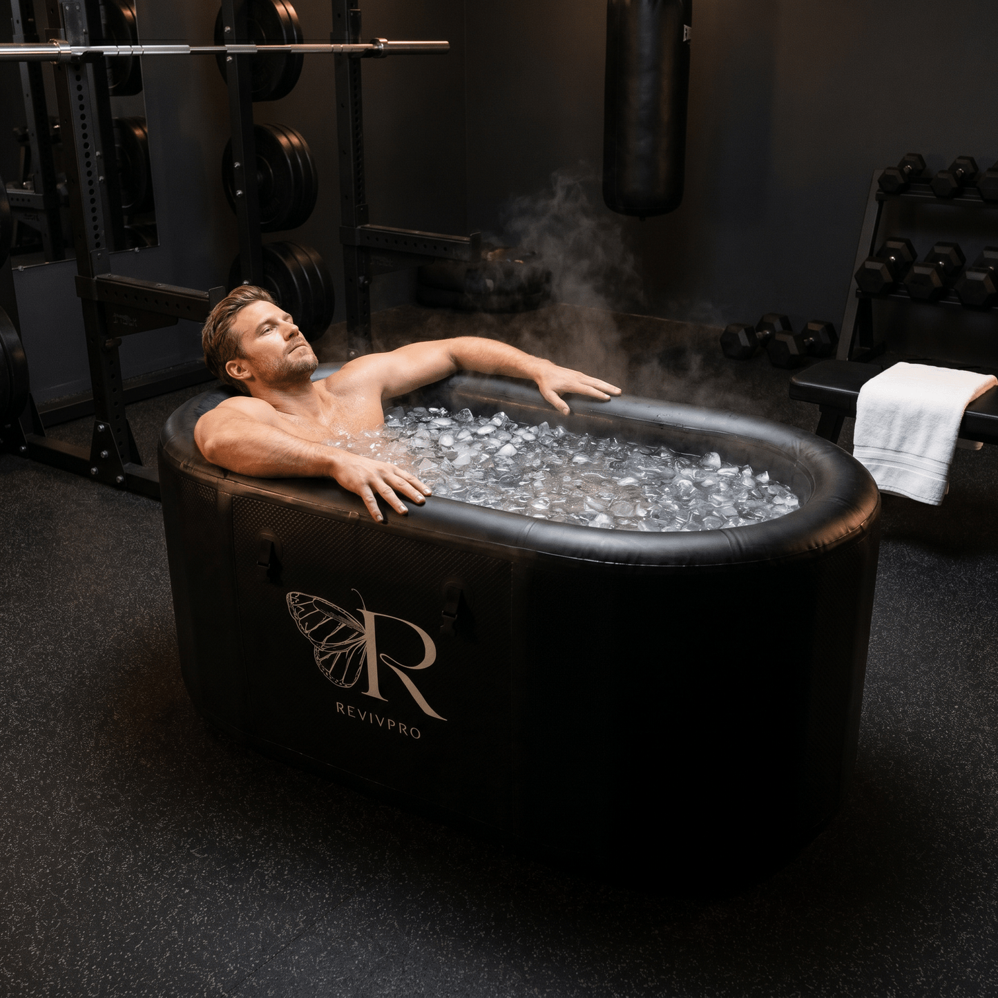 Extra Large Ice Bath Tub X Pro - Water Chiller Compatible Cold Plunge for Athletes - RevivPro