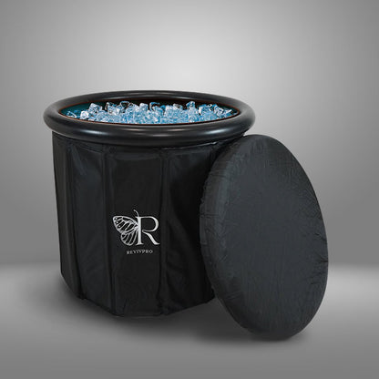 Portable Foldable Ice Bath Tub - Water Chiller Compatible Cold Plunge for Recovery and Wellness - RevivPro