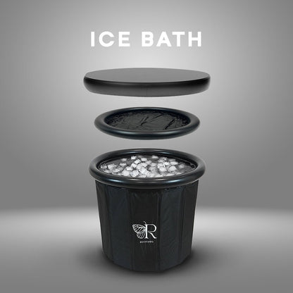 Portable Foldable Ice Bath Tub - Water Chiller Compatible Cold Plunge for Recovery and Wellness - RevivPro
