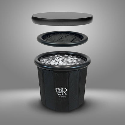 Portable Foldable Ice Bath Tub - Water Chiller Compatible Cold Plunge for Recovery and Wellness - RevivPro