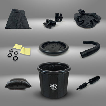 Portable Foldable Ice Bath Tub - Water Chiller Compatible Cold Plunge for Recovery and Wellness - RevivPro