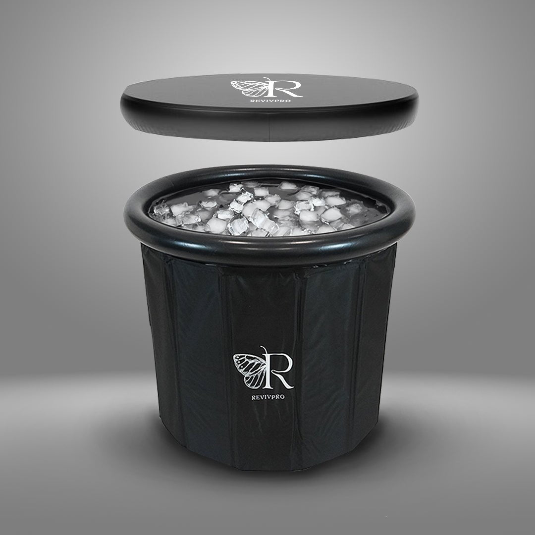 Portable Foldable Ice Bath Tub - Water Chiller Compatible Cold Plunge for Recovery and Wellness - RevivPro