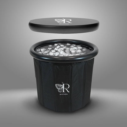 Portable Foldable Ice Bath Tub - Water Chiller Compatible Cold Plunge for Recovery and Wellness - RevivPro