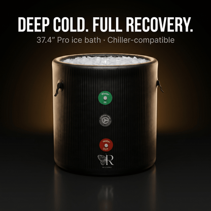 Portable Ice Bath Tub Pro - Water Chiller Compatible Cold Plunge Easy Recovery Solution - RevivPro