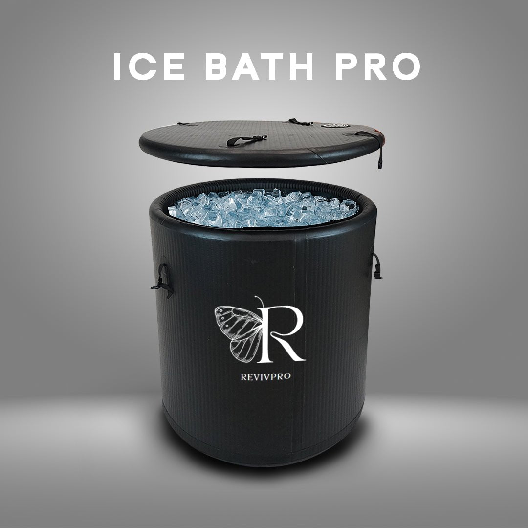Portable Ice Bath Tub Pro - Water Chiller Compatible Cold Plunge Easy Recovery Solution - RevivPro