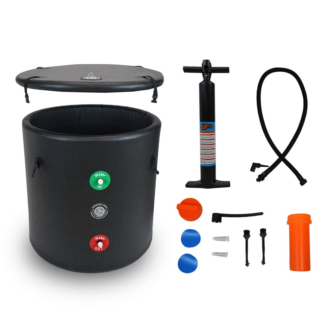 Portable Ice Bath Tub Pro - Water Chiller Compatible Cold Plunge Easy Recovery Solution - RevivPro