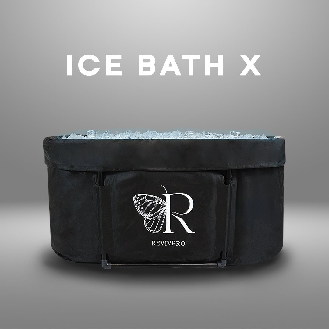 Portable Oval Ice Bath Tub X with Extra Length - Water Chiller Compatible Cold Plunge - RevivPro