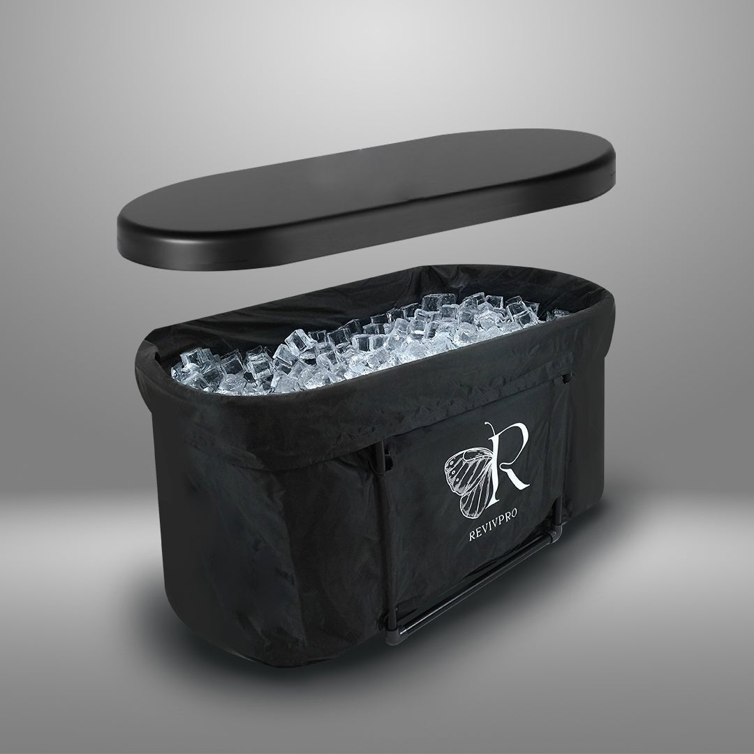 Portable Oval Ice Bath Tub X with Extra Length - Water Chiller Compatible Cold Plunge - RevivPro