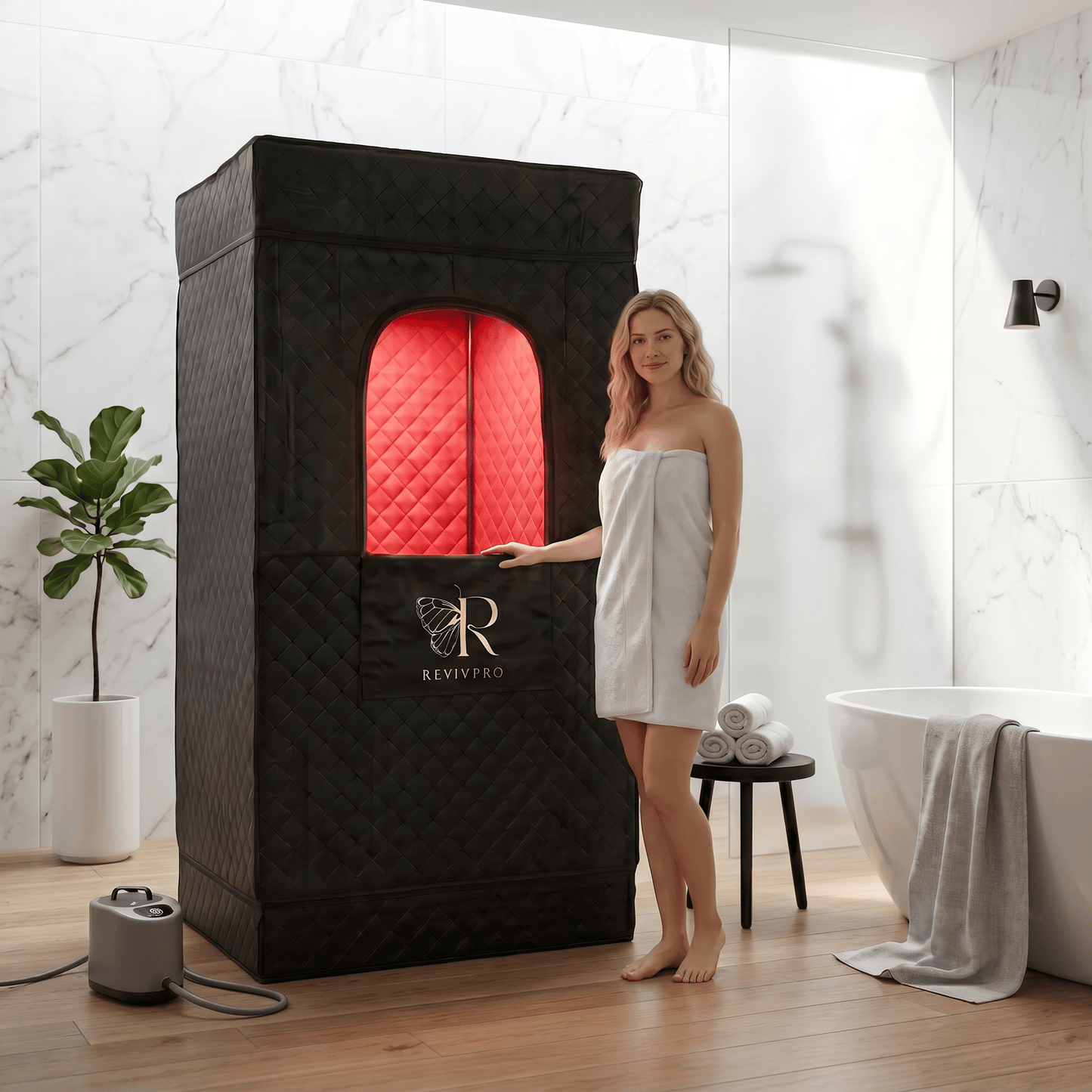 Portable Steam Sauna Box with Steamer - RevivPro