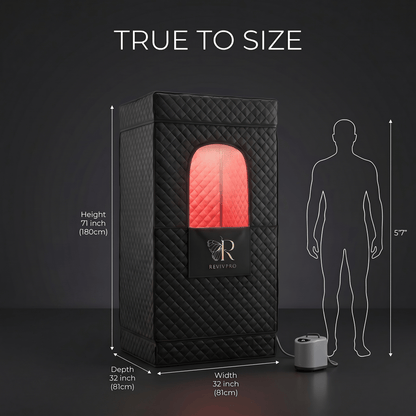 Portable Steam Sauna Box with Steamer - RevivPro