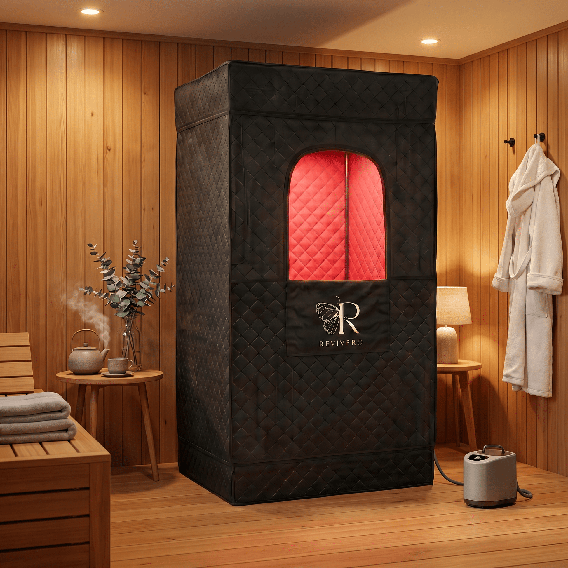 Portable Steam Sauna Box with Steamer - RevivPro