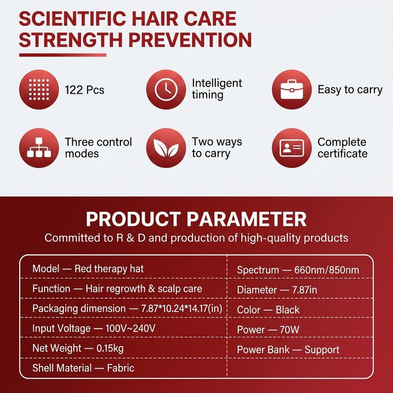 RevivPro Red Light Therapy Hair Growth Cap - RevivPro