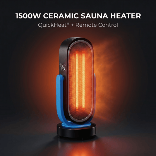 Sauna Heater – 1500W Ceramic Carbon QuickHeat® with Remote - RevivPro